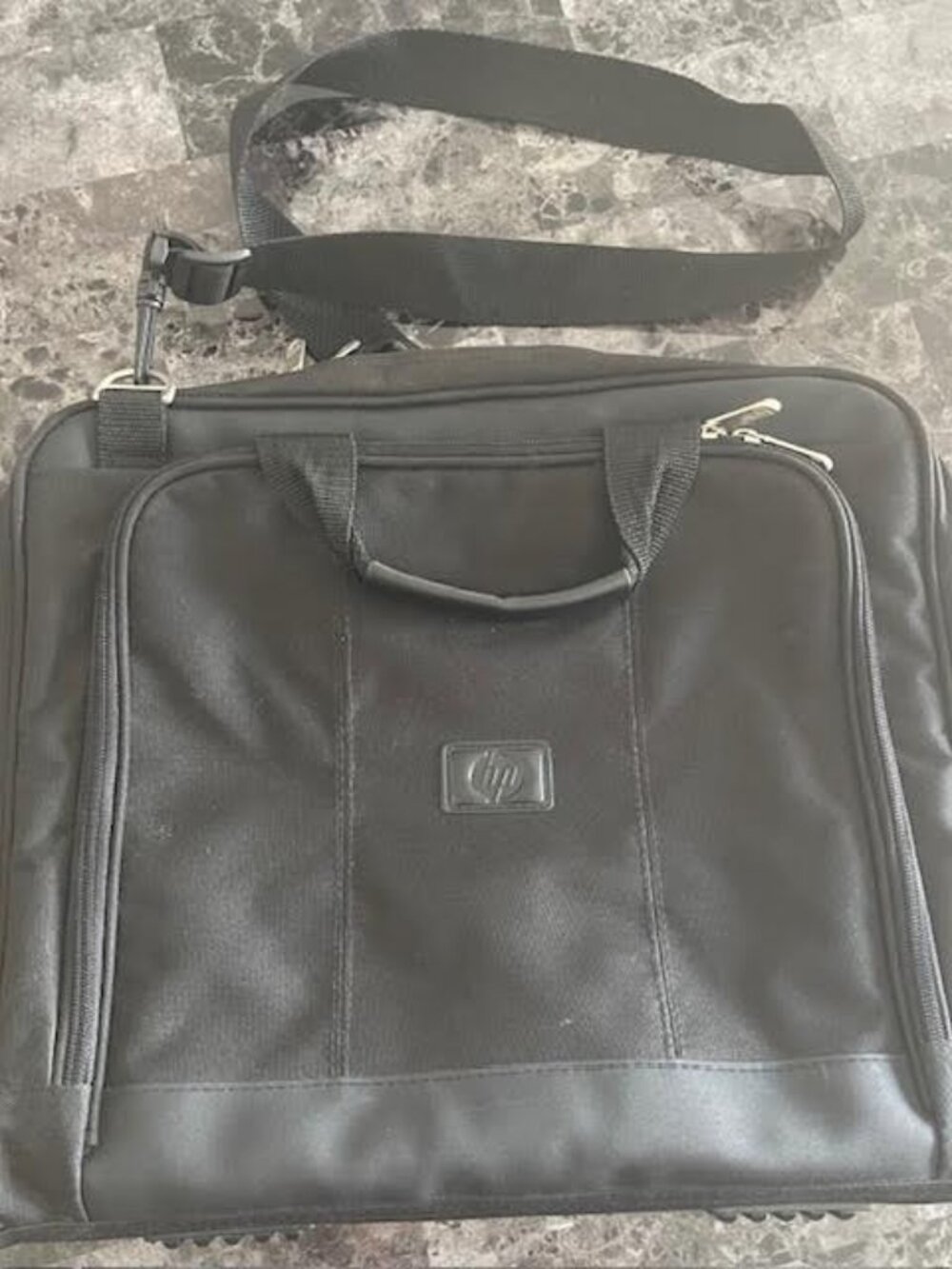 HP Black Laptop Bag 16” Multi-Compartment Briefcase Work Travel Case